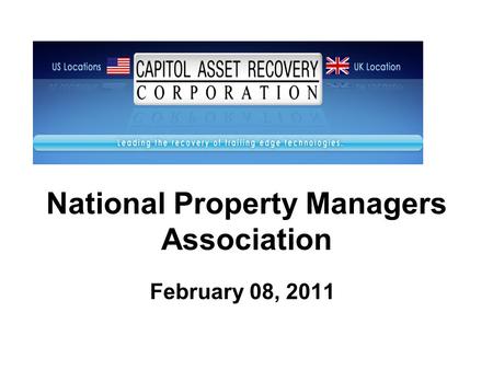 National Property Managers Association February 08, 2011.