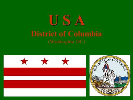 U S A U S A District of Columbia (Washington DC)