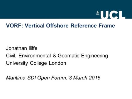 VORF: Vertical Offshore Reference Frame