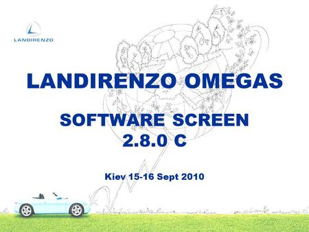 LANDIRENZO OMEGAS SOFTWARE SCREEN 2.8.0 C Kiev 15-16 Sept 2010.