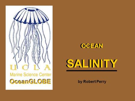 SALINITY SALINITY OCEAN OCEAN by Robert Perry