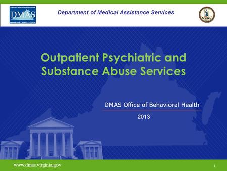 Outpatient Psychiatric and Substance Abuse Services