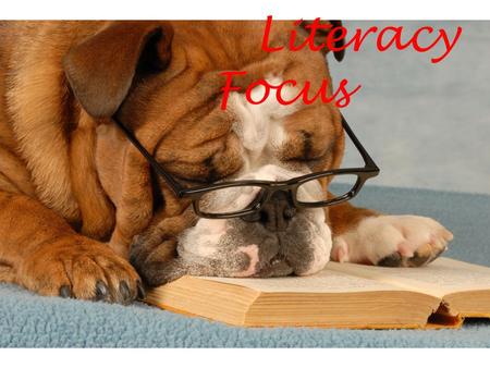 Literacy Focus. Last Month’s Topic: Readability Scoring.