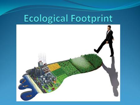 Ecological Footprint.