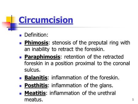 Circumcision Definition: