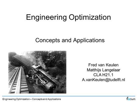 Engineering Optimization