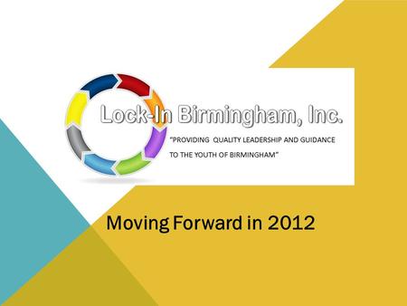 Moving Forward in 2012. ABOUT US Lock-In Birmingham, Inc. began in 1992 when a group of ministers from Birmingham’s eastern area saw a need for activities.