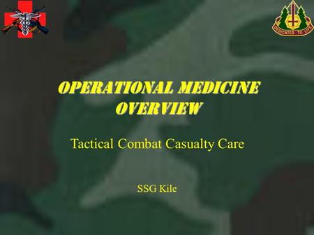 Operational medicine overview