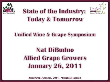 Allied Grape Growers, 2011. All rights reserved..