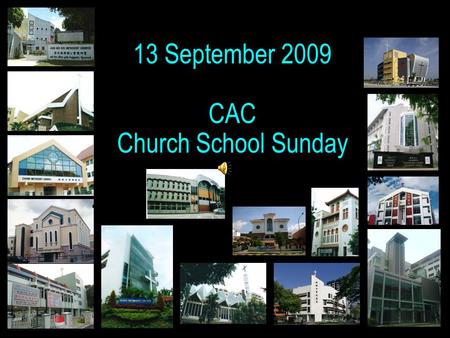12,308 29 268 2908 2733 12,308 2,568+ 1 13 September 2009 CAC Church School Sunday.