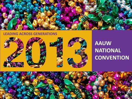 AAUW - Empowering Women Since 1881 AAUW National Convention Branch Fundraising Ideas Old and New, Tried and True.