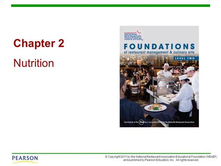 Chapter 2 Nutrition.