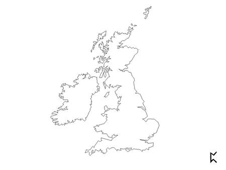 West Saxon Kentish Mercian Northumbrian Humber Hadrian's Wall Present boundary Types of English in the British Isles, A.D. 800.