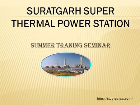 SURATGARH SUPER THERMAL POWER STATION