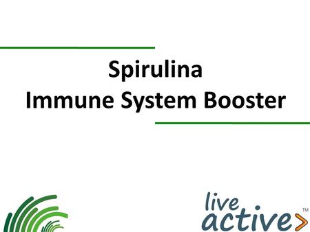 Spirulina Immune System Booster. Spirulina Spirulina or Arthrospira platensis is a uni-cellular microalgae which grows in fresh water, in salt water,