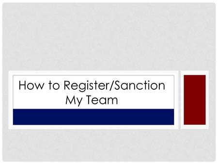 How to Register/Sanction My Team. First you will create your managers account Go To www.usssa.com Choose FASTPITCH.