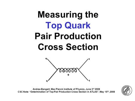 Measuring the Top Quark Pair Production Cross Section