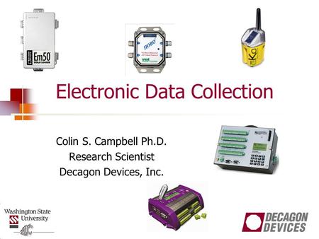 Electronic Data Collection