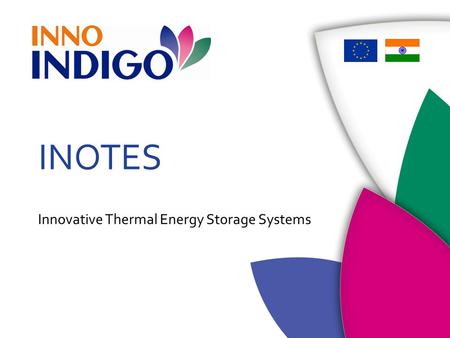 INOTES Innovative Thermal Energy Storage Systems.