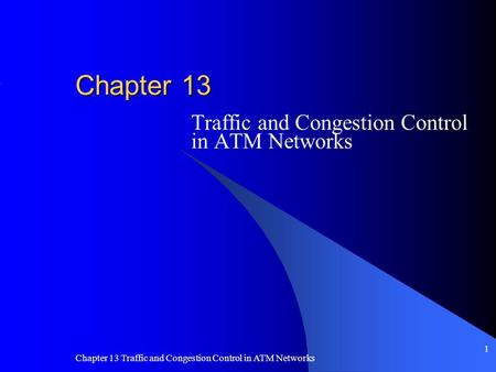 TCP Traffic and Congestion Control in ATM Networks