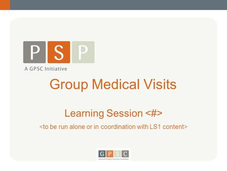 Group Medical Visits Learning Session. Dr. Fines Group Medical Visit Welcome 2.