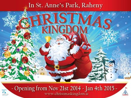 A unique Christmas Experience set in the beautiful surroundings of St. Anne's Park, Clontarf, which recently hosted over 70,000 people from around the.