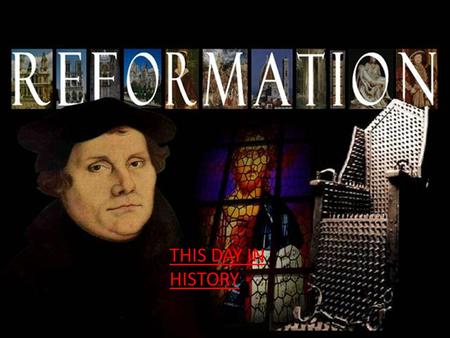 THIS DAY IN HISTORY. ■ Essential Question: – What caused the Protestant Reformation? ■ Warm-Up Q: – Look at this image: What is the main idea of the Protestant.