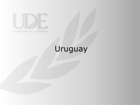 Uruguay. Geography History and Government The historical independence process had two big phases; first the country became a regional unit ( Banda.