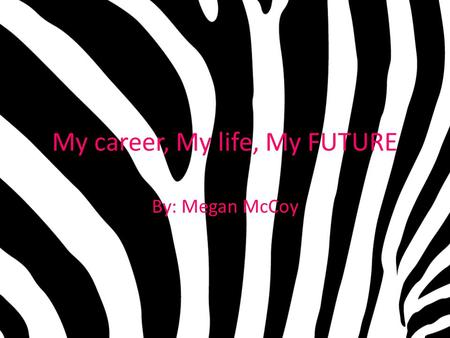 My career, My life, My FUTURE By: Megan McCoy. What I want to do! Neo-Natal nurses focus on new born babies. Whether they be premature or born right on.