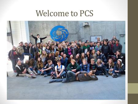 Welcome to PCS. Simon Fletcher, Principal The History of PCS Picture.
