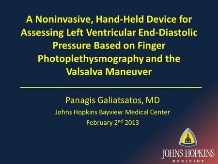 A Noninvasive, Hand-Held Device for Assessing Left Ventricular End-Diastolic Pressure Based on Finger Photoplethysmography and the Valsalva Maneuver Panagis.