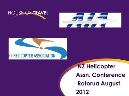 NZ Helicopter Assn. Conference Rotorua August 2012.