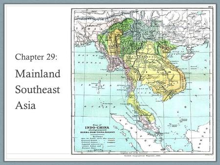 Mainland Southeast Asia