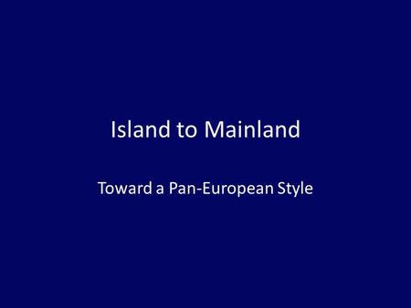 Island to Mainland Toward a Pan-European Style. Fragmentary Remains Sumer canon [Anthology 1-35] – Rota – Pes (foot), Ground – Tertian harmonies.