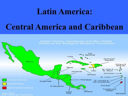 Latin America: Central America and Caribbean. INTRODUCTION DEFINING THE REGION – Mexico – Central America – Caribbean Islands (Greater and Lesser Antilles)
