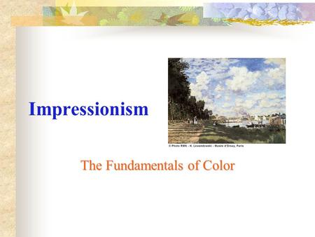 The Fundamentals of Color
