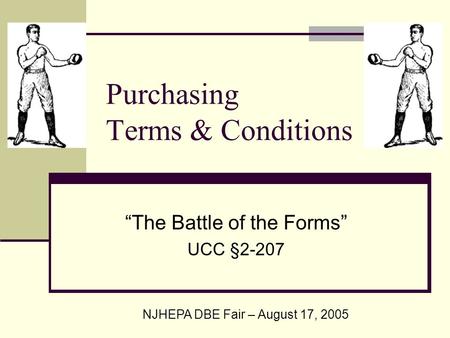 Purchasing Terms & Conditions