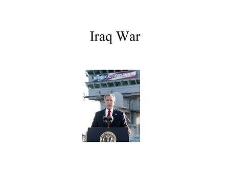 Iraq War Iraq basics One of the largest Arab nations in Middle East 2nd largest proven oil reserves in world Ethnic Kurds in North--15% Sunni Arabs,