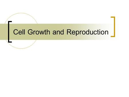 Cell Growth and Reproduction. Cell Size Limitations How does a cell receive materials and expel its wastes? Through the plasma membrane This means that.