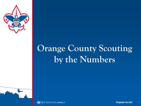 1 Orange County Scouting by the Numbers. How Many Pounds of Food Were Collected During the 2010 Scouting for Food Campaign? 364,307 Pounds.