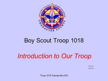 Introduction to Our Troop