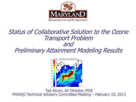 Status of Collaborative Solution to the Ozone Transport Problem and
