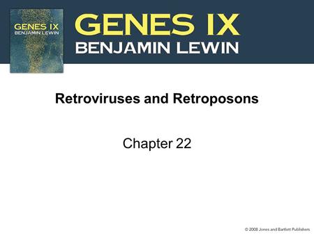 Retroviruses and Retroposons Chapter 22. 2 22.1 Introduction Figure 22.1.