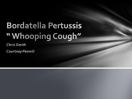 Chris Smith Courtney Pennill. Whooping cough is caused by a bacteria called Bordatella pertussis. It attaches itself to the cells in the respiratory tract.