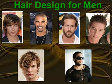 Hair Design for Men.