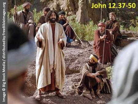 John 12.37-50 Image © Big Book Media / distributed by FreeBibleImages.org.