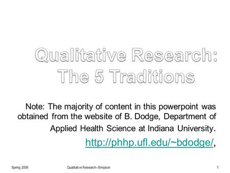 parts of qualitative research slideshare
