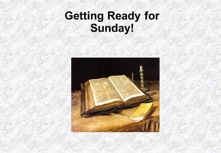Getting Ready for Sunday!. Fifth Sunday in Ordinary Time Jesus preaches on the Sabbath! He also heals on the Sabbath! It was tradition, at that time,