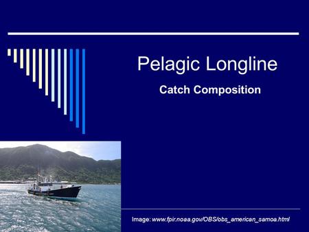 Pelagic Longline Catch Composition Image: www.fpir.noaa.gov/OBS/obs_american_samoa.html.