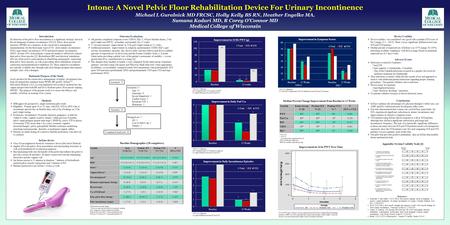 Intone: A Novel Pelvic Floor Rehabilitation Device For Urinary Incontinence Introduction Dysfunction of the pelvic floor musculature is a significant etiologic.
